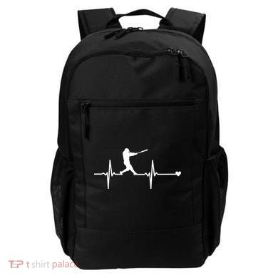 Baseball Heartbeat Pulse Backpack