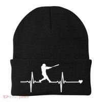 Baseball Heartbeat Pulse Beanie thumb 0