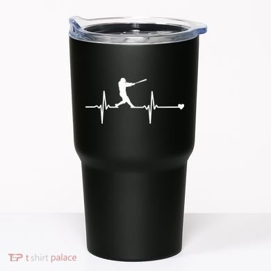 Baseball Heartbeat Pulse Tumbler