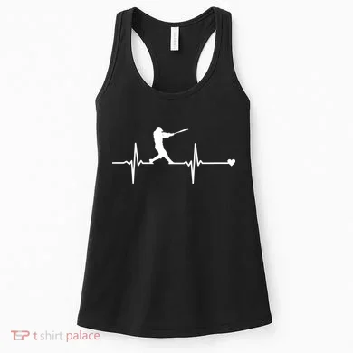 Baseball Heartbeat Pulse Women's Tank Top