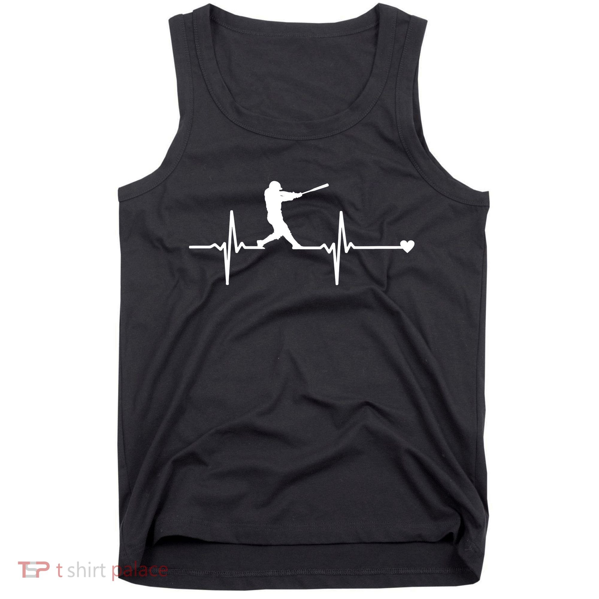 Baseball Heartbeat Pulse Tank Top