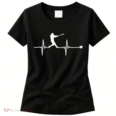 Baseball Heartbeat Pulse Women's T-Shirt