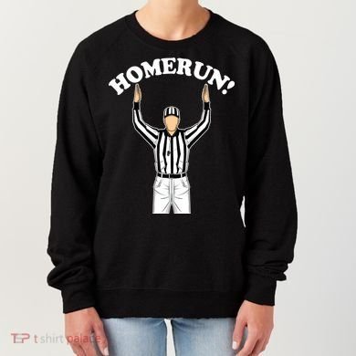 Baseball Homerun Football Referee Funny Women's Sweatshirt