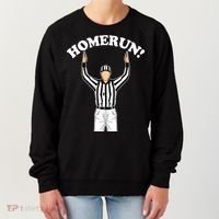 Baseball Homerun Football Referee Funny Women's Sweatshirt thumb 0