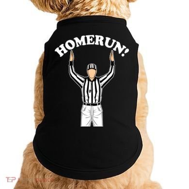 Baseball Homerun Football Referee Funny Doggie Tank