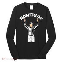 Baseball Homerun Football Referee Funny Long Sleeve Shirt thumb 0