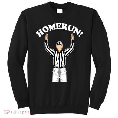 Baseball Homerun Football Referee Funny Sweatshirt