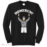 Baseball Homerun Football Referee Funny Sweatshirt thumb 0