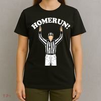 Baseball Homerun Football Referee Funny T-Shirt thumb 4