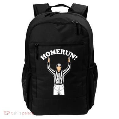 Baseball Homerun Football Referee Funny Backpack