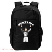 Baseball Homerun Football Referee Funny Backpack thumb 0