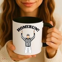 Baseball Homerun Football Referee Funny Coffee Mug thumb 3