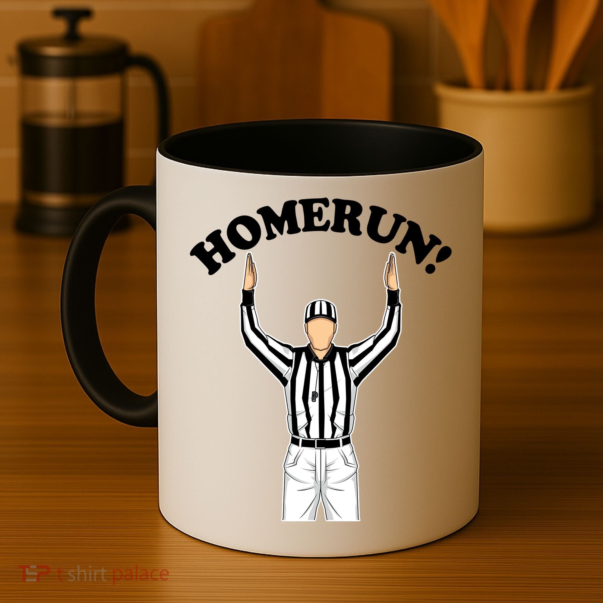 Baseball Homerun Football Referee Funny Coffee Mug