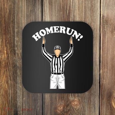 Baseball Homerun Football Referee Funny Coaster