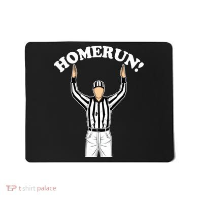 Baseball Homerun Football Referee Funny Mousepad