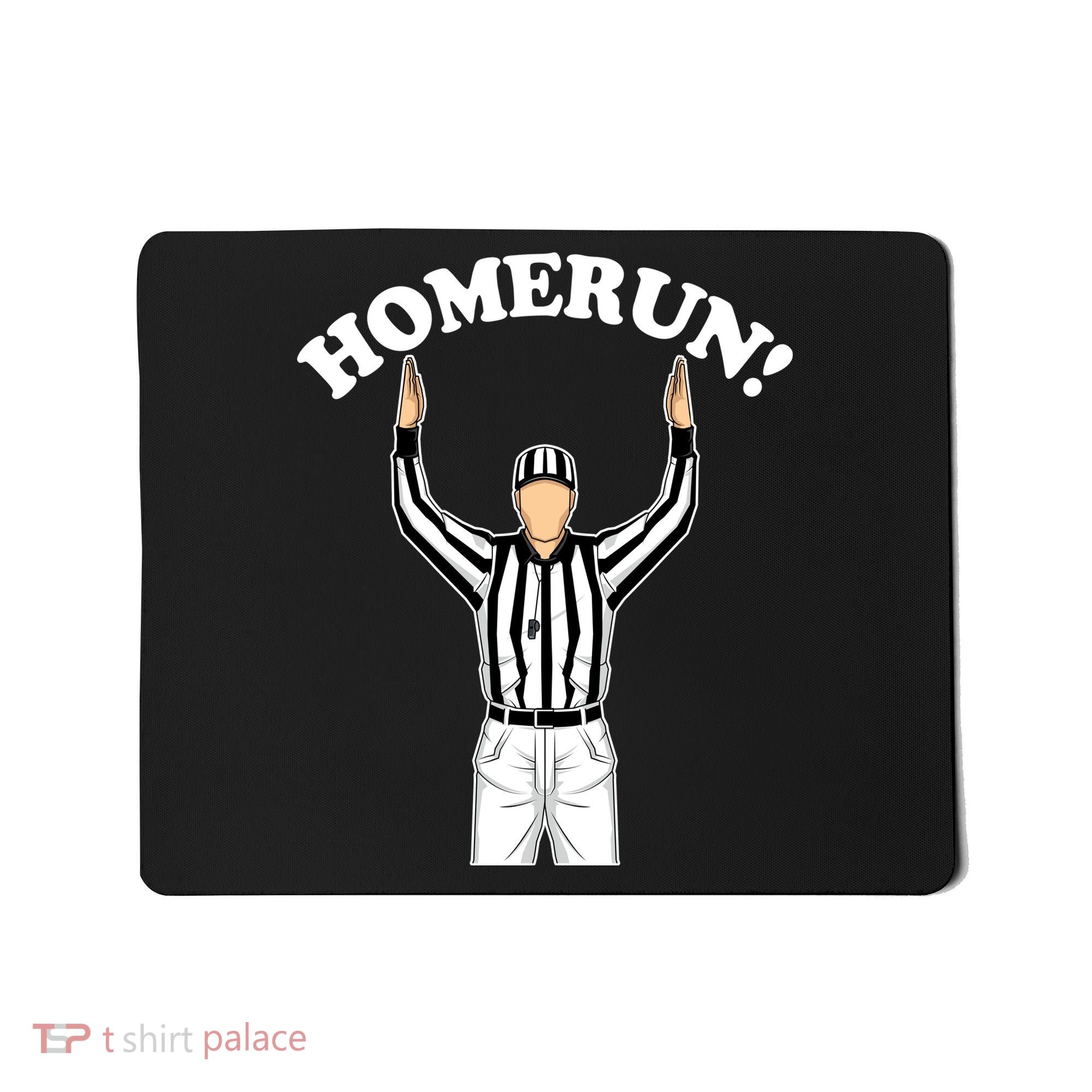 Baseball Homerun Football Referee Funny Mousepad