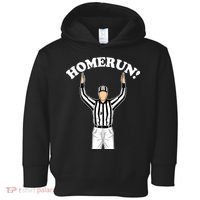 Baseball Homerun Football Referee Funny Toddler Hoodie thumb 0
