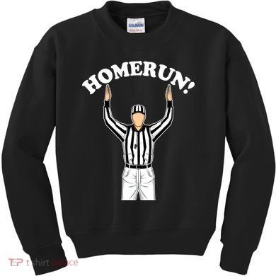 Baseball Homerun Football Referee Funny Kids Sweatshirt