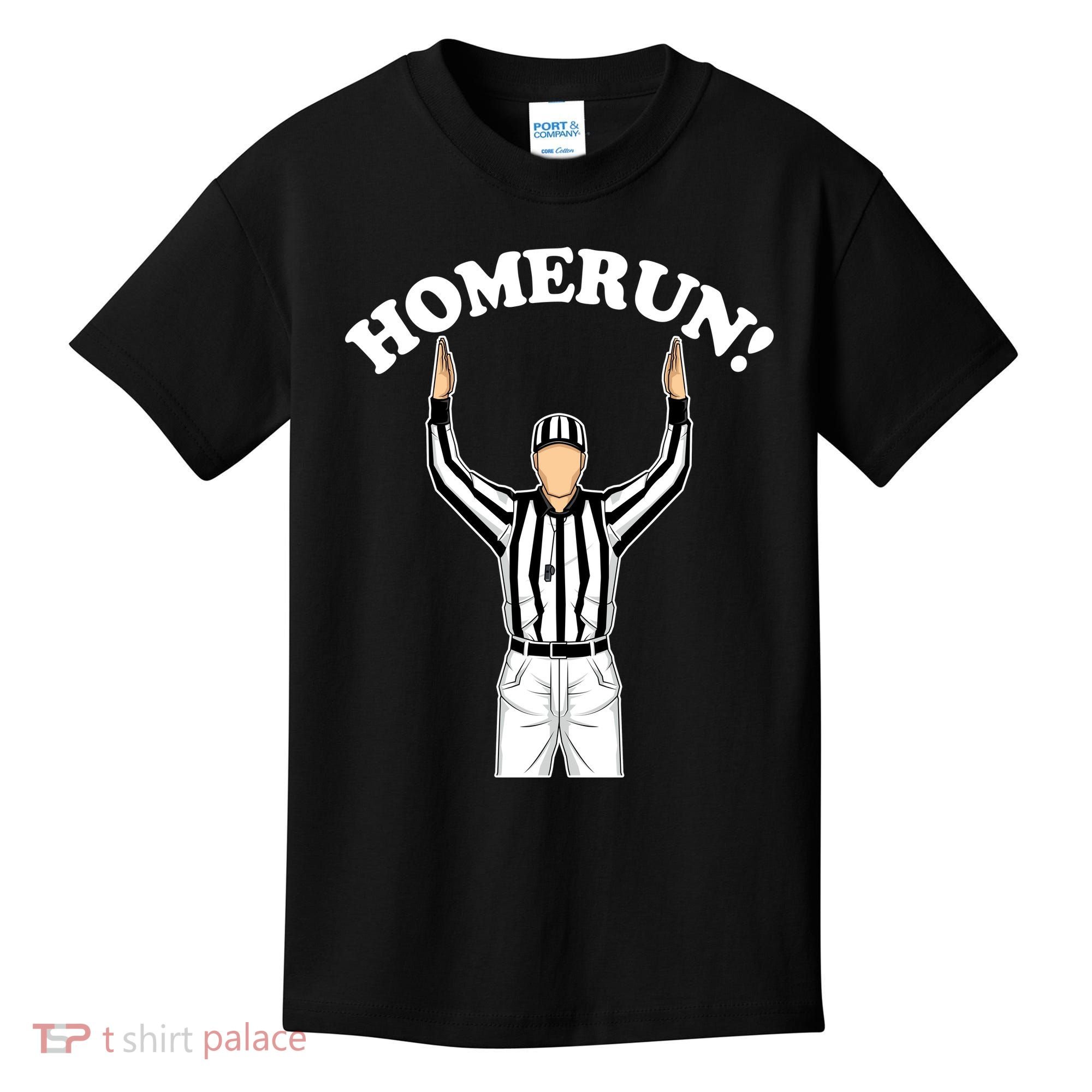 Baseball Homerun Football Referee Funny Kids T-Shirt