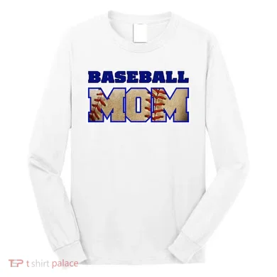 Baseball Mom Long Sleeve Shirt