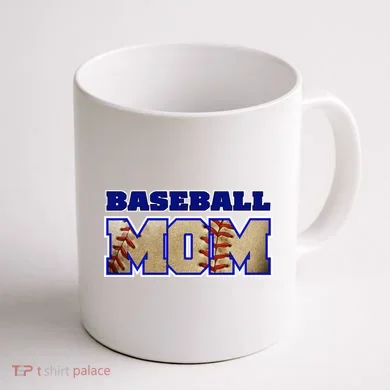 Baseball Mom Coffee Mug back