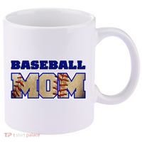 Baseball Mom 11oz C Handle Ceramic Mug thumb 0
