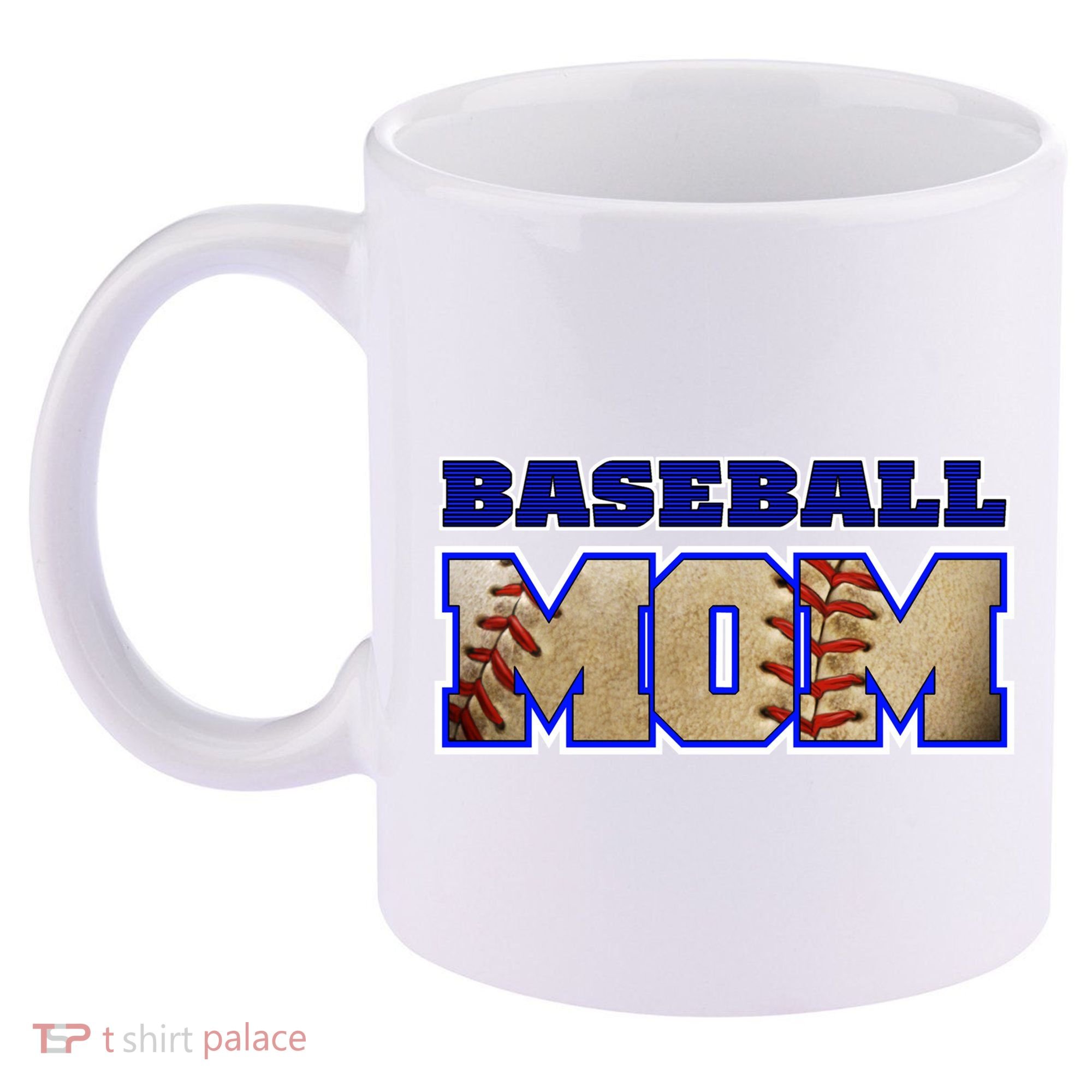 Baseball Mom 11oz C Handle Ceramic Mug