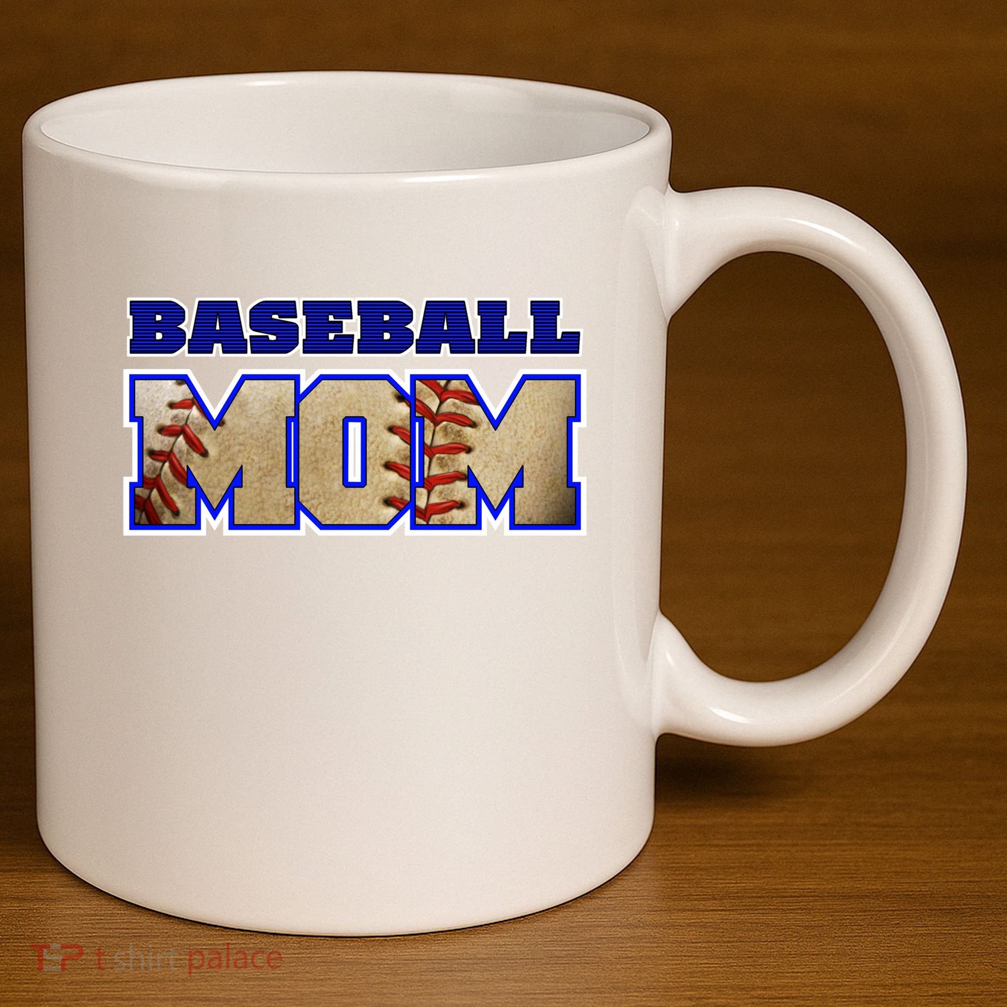 Baseball Mom 11oz C Handle Ceramic Mug