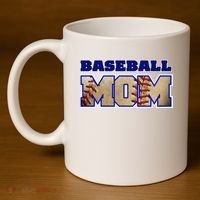 Baseball Mom 11oz C Handle Ceramic Mug thumb 4