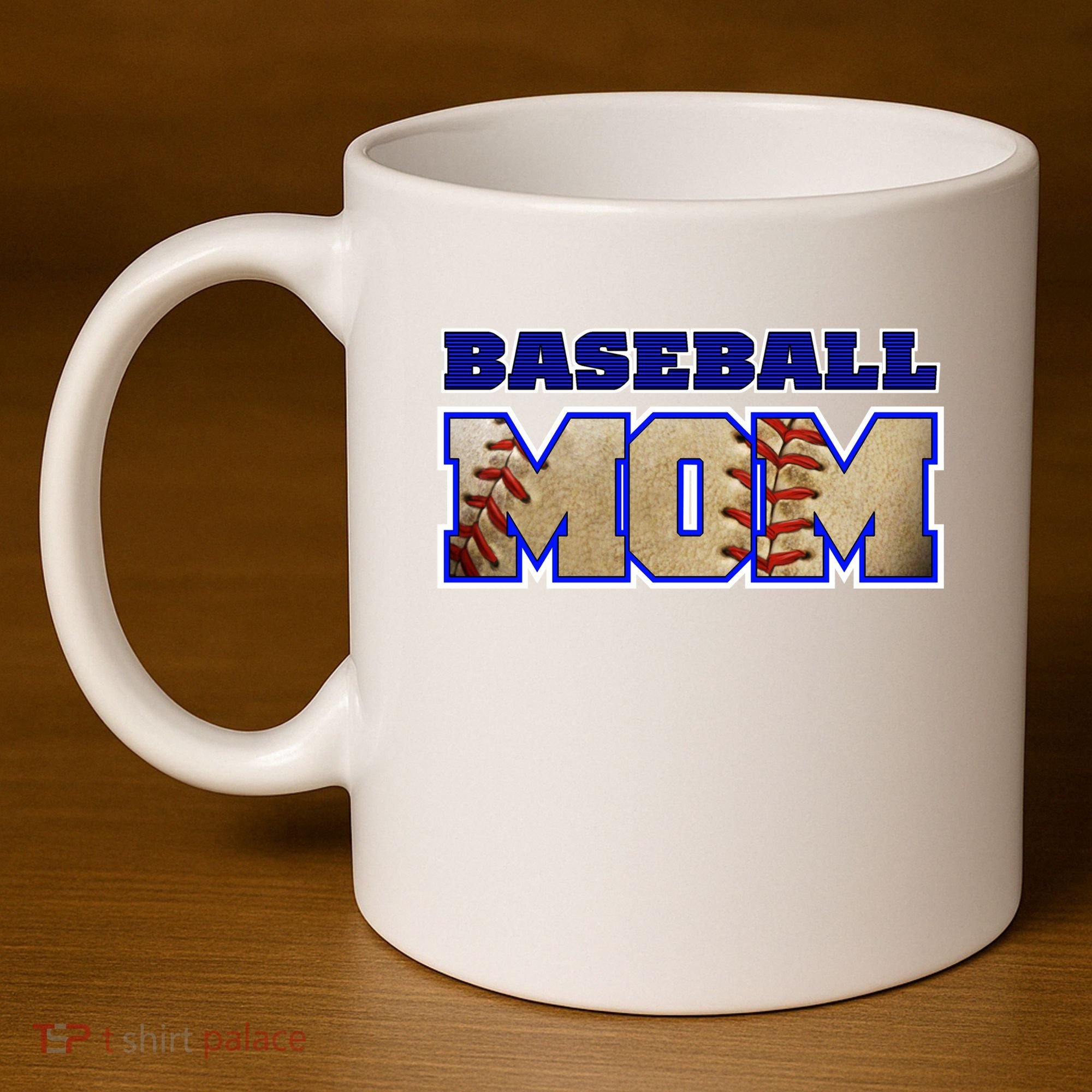 Baseball Mom 11oz C Handle Ceramic Mug