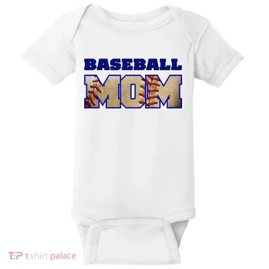 Baseball Mom Baby Bodysuit