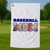 Baseball Mom Golf Towel thumb 1
