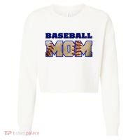Baseball Mom Cropped Pullover Crew thumb 0