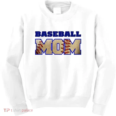 Baseball Mom Kids Sweatshirt