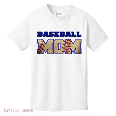 Baseball Mom Kids T-Shirt