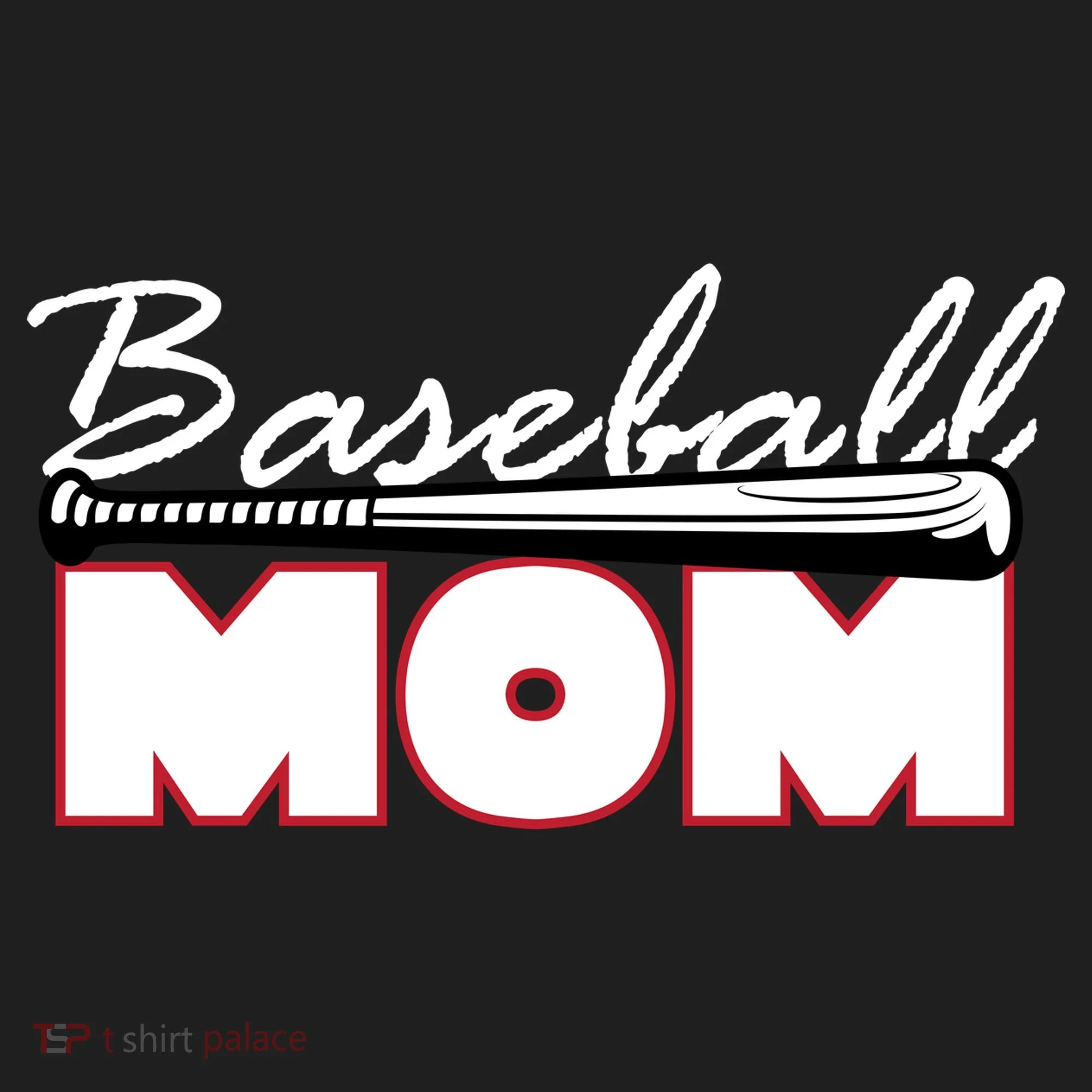 Baseball Mom Bat Logo Women's Sweatshirt