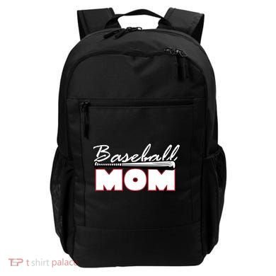Baseball Mom Bat Logo Backpack