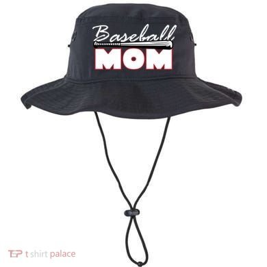 Baseball Mom Bat Logo Bucket Hat
