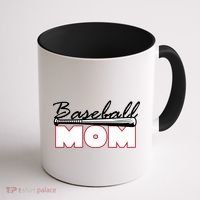 Baseball Mom Bat Logo Coffee Mug thumb 1