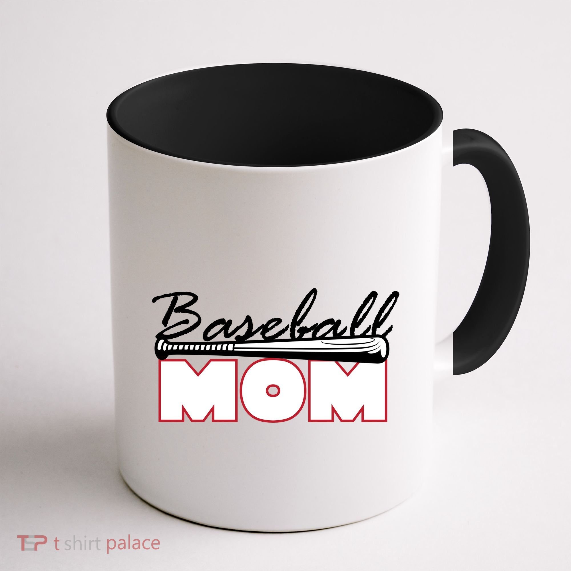 Baseball Mom Bat Logo Coffee Mug