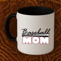 Baseball Mom Bat Logo Coffee Mug thumb 2