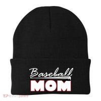 Baseball Mom Bat Logo Beanie thumb 0