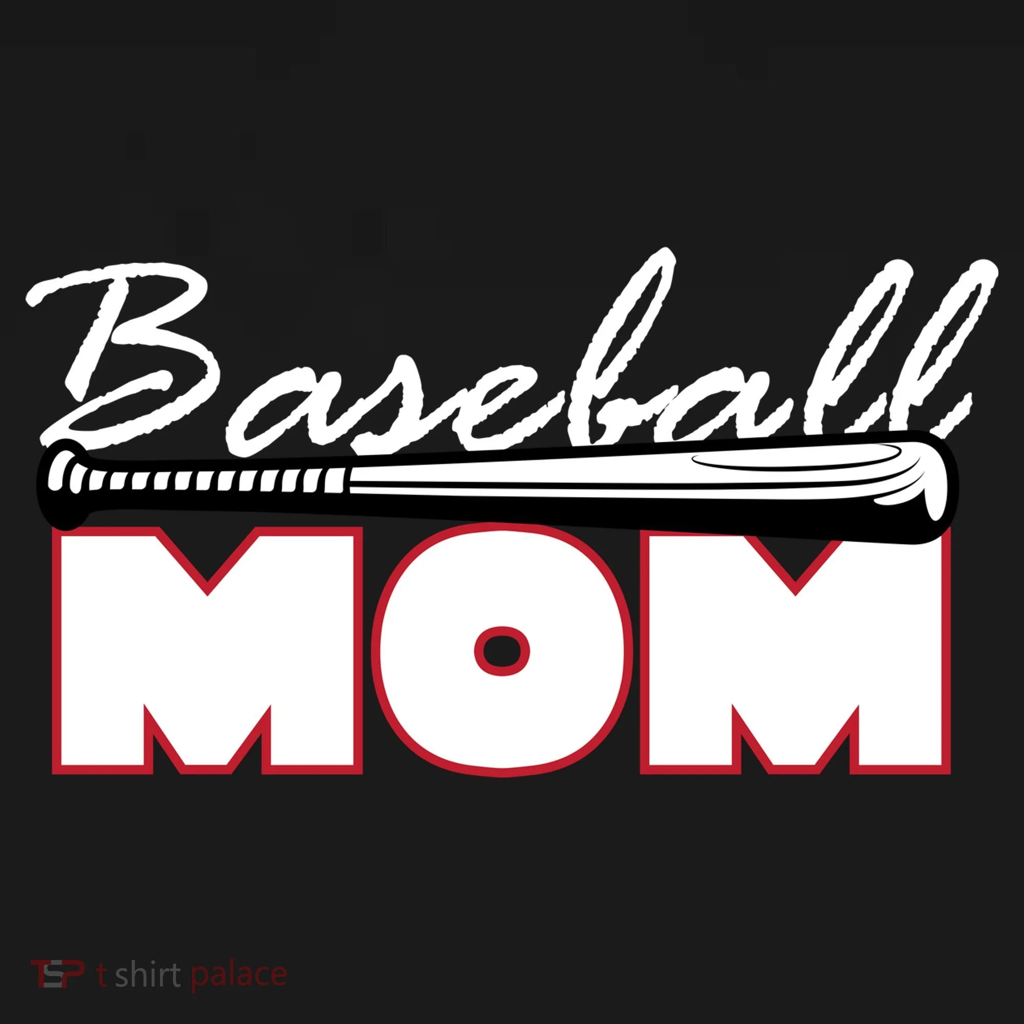 Baseball Mom Bat Logo Women's Hoodie