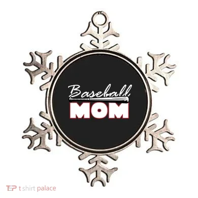 Baseball Mom Bat Logo Ornament
