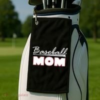 Baseball Mom Bat Logo Golf Towel thumb 2