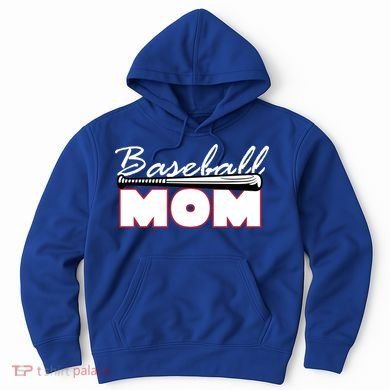 Baseball Mom Bat Logo Hoodie