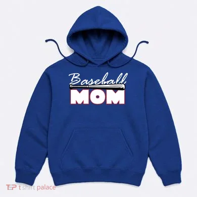 Baseball Mom Bat Logo Hoodie