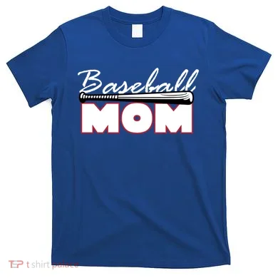 Baseball Mom Bat Logo T-Shirt