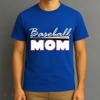 Baseball Mom Bat Logo T-Shirt thumb 3