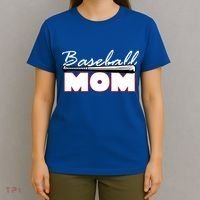 Baseball Mom Bat Logo T-Shirt thumb 4